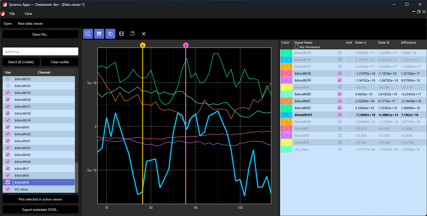 DataViewer Screenshot